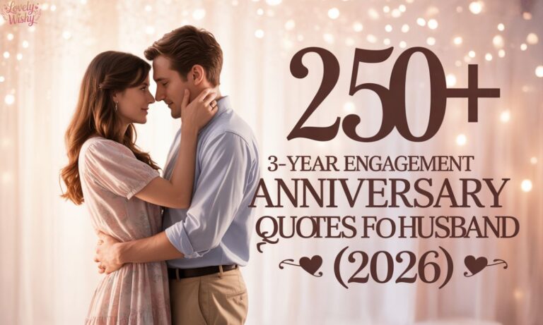 250+ 3-Year Engagement Anniversary Quotes for Husband (2026)