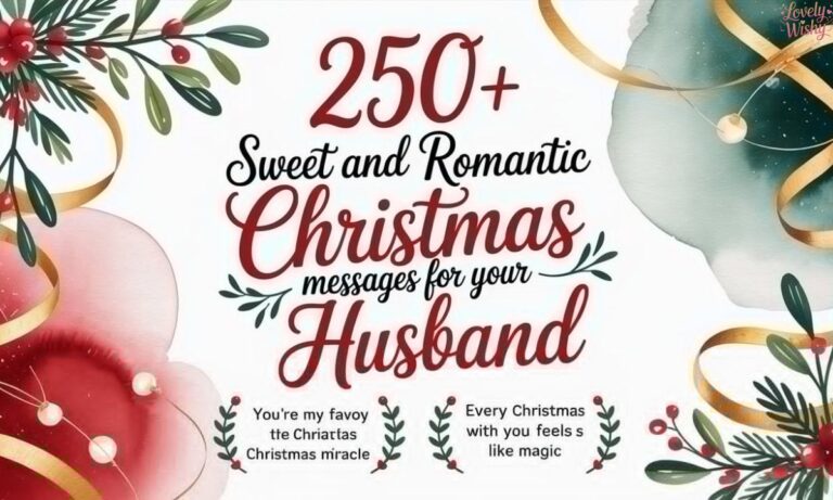250+Sweet and Romantic Christmas Message for Your Husband
