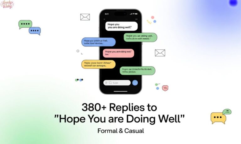 380+ Replies to ‘Hope You Are Doing Well’ Formal & Casual