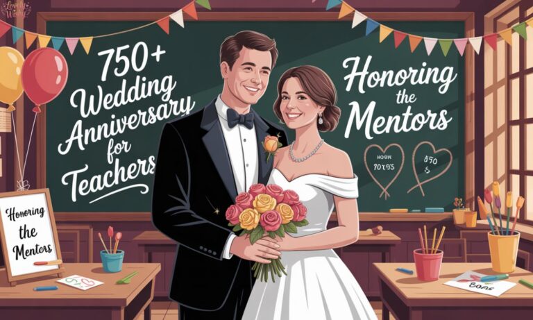 750+Wedding Anniversary Wishes for Teachers Honoring the Mentors