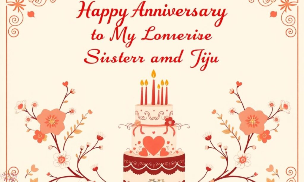 Anniversary Wishes for Sister and Jiju