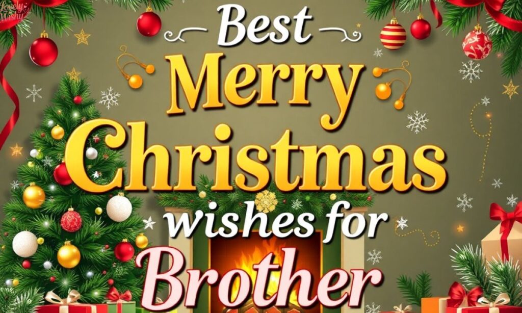 Best Merry Christmas Wishes For Brother