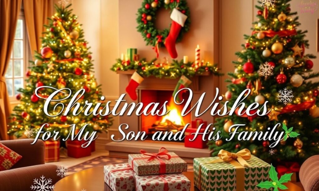 Christmas Wishes for My Son and His Family