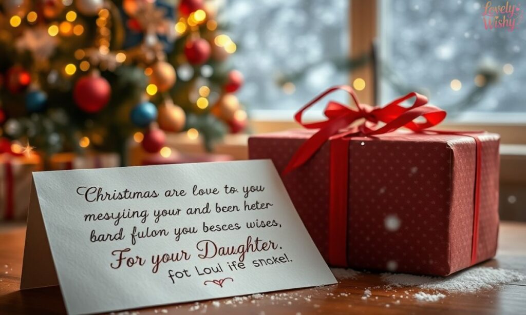 Common Christmas Messages Wishes for Daughter