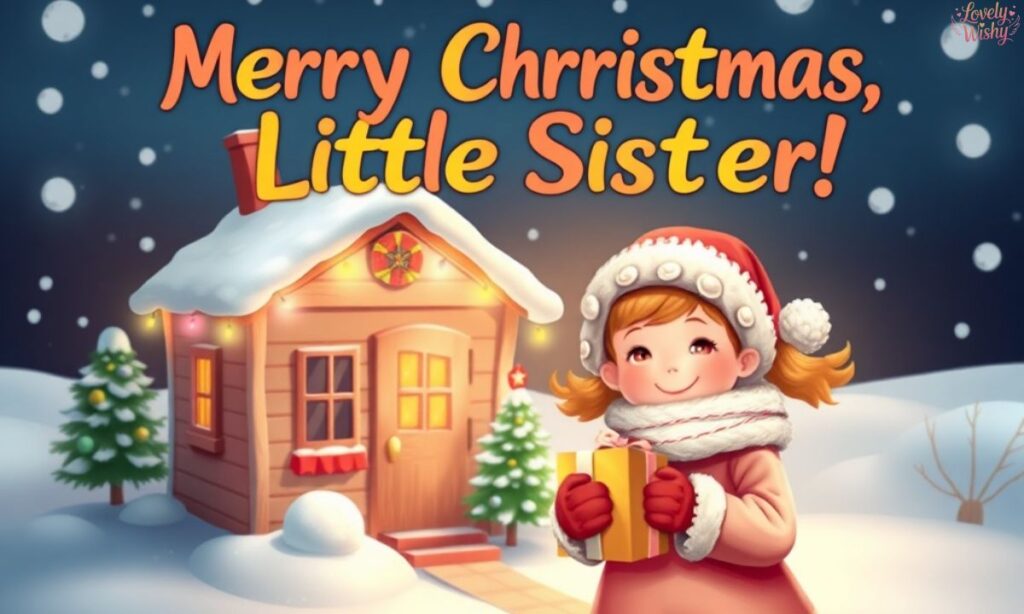 Cute Christmas Wishes for Younger Sister