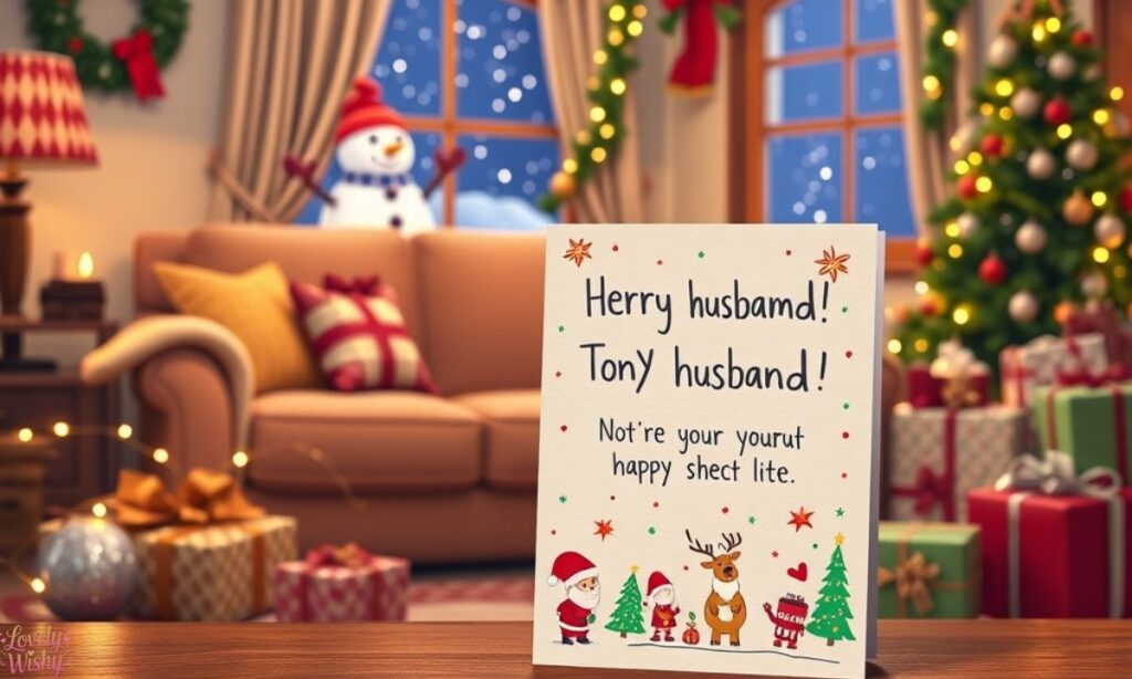 Funny Christmas Messages for Husband