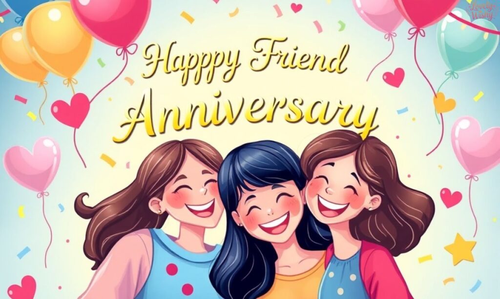 HAPPY FRIEND ANNIVERSARY WISHES