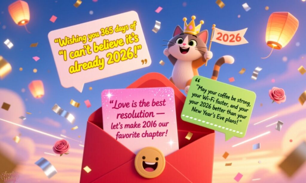 Happy New Year Quotes for 2026 (Funny, Inspirational & Romantic)
