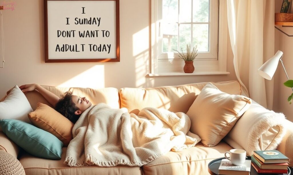 I Don't Want to Adult Today Sunday Quotes