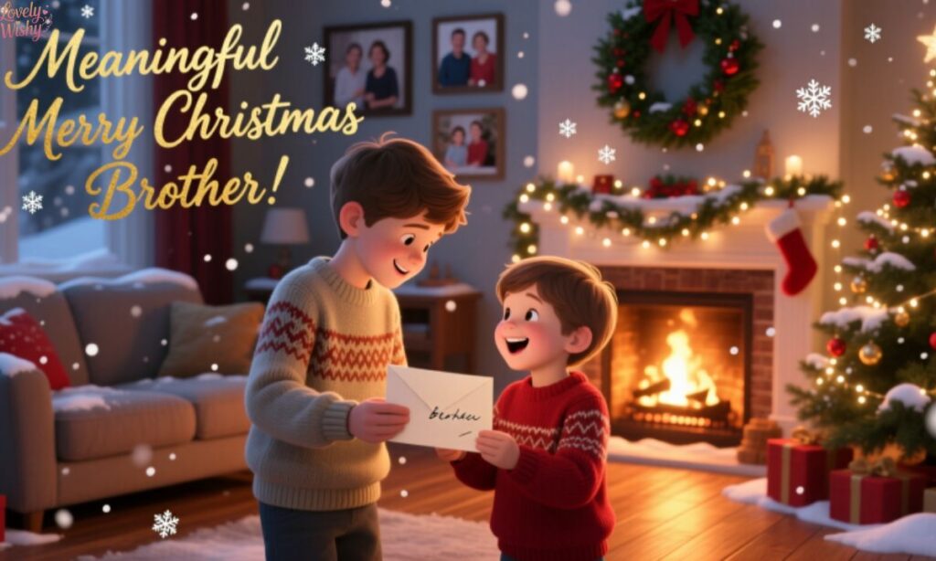 Meaningful Merry Christmas Brother Messages