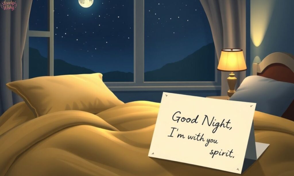 Reassuring Good Night Messages for Difficult Moments Apart