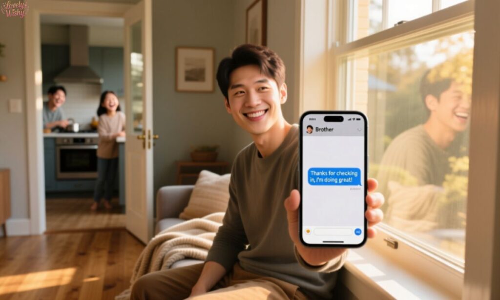 Replies to Family Members (e.g., Brother)