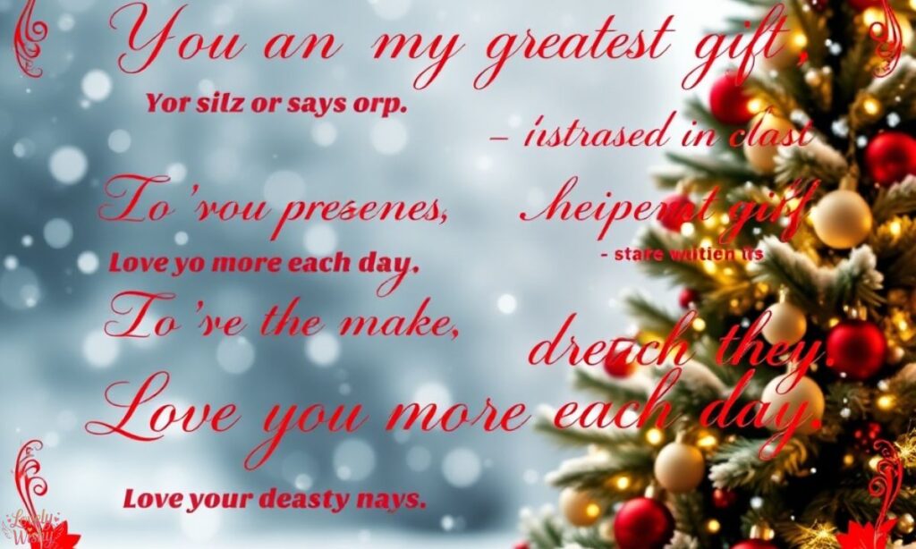 Romantic Christmas Love Quotes for Her