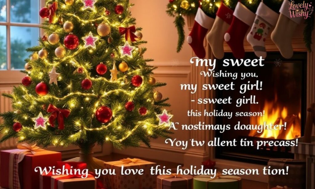 Short Christmas Messages Wishes To Daughter 2026
