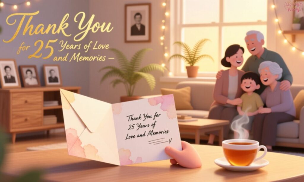 Thank You Message for Anniversary Wishes to Family