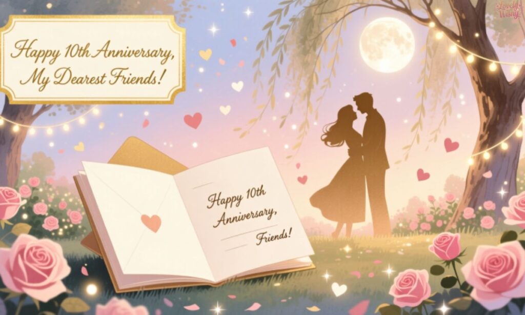 Wedding Anniversary Wishes for Friend