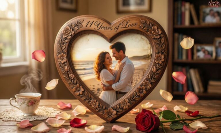 11th Anniversary Wishes for Husband Full of Love with Heartfelt