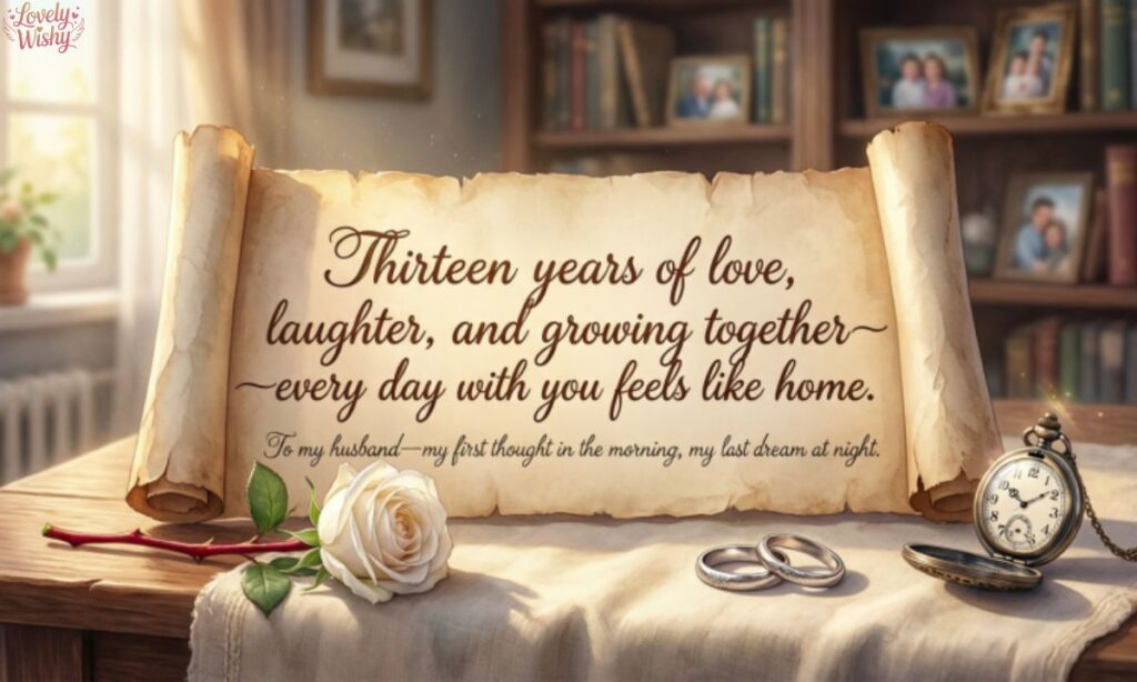 13 Year Anniversary Quotes for Husband