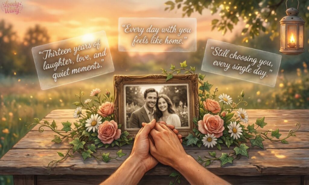 13 Years of Togetherness Quotes