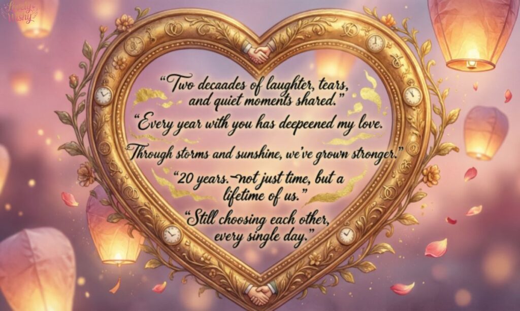 20 Years Of Togetherness Quotes