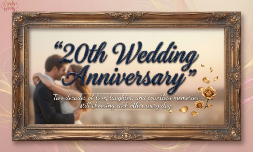 20th Wedding Anniversary Quotes