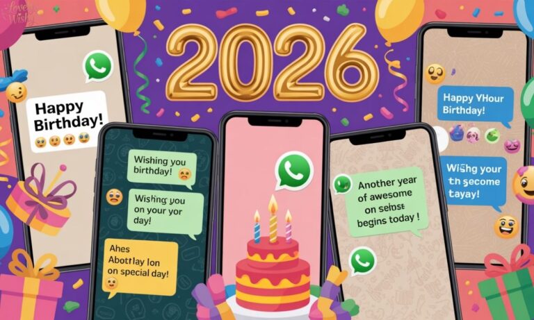 250+ WhatsApp Birthday Wishes and Status in 2026
