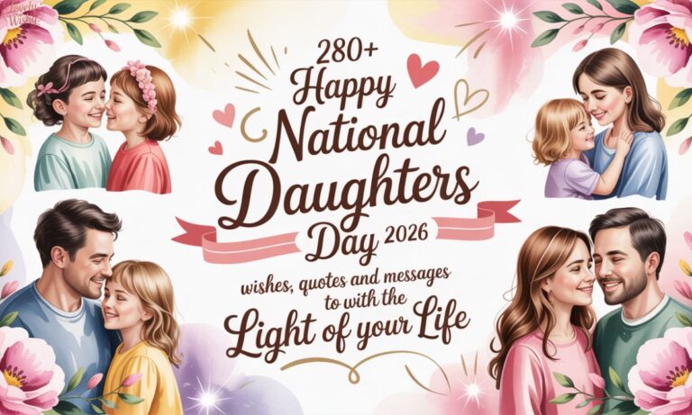 280+ Happy National Daughters Day 2026 Wishes, Quotes and Message To Share With the Light of Your Life