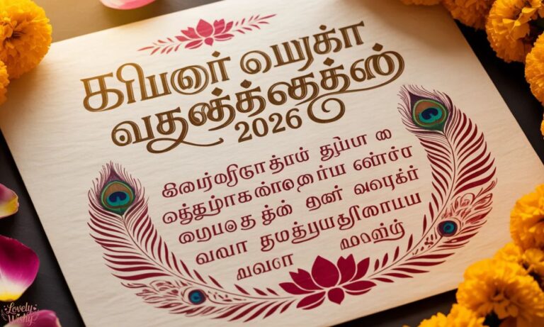 380+ Best Wedding Anniversary Wishes in Tamil for Your Special Day 2026