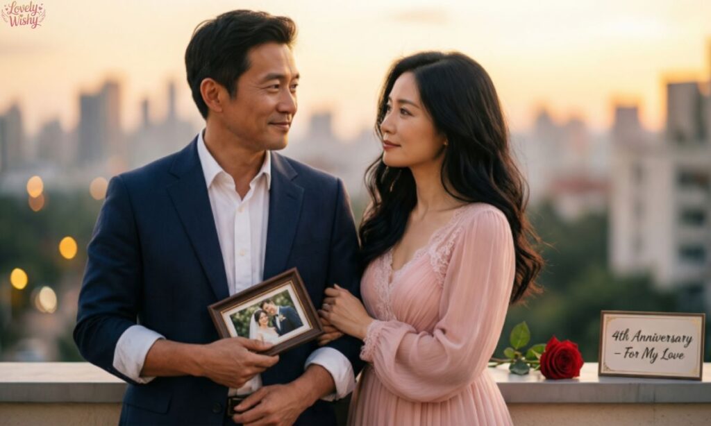 4th Wedding Anniversary Wishes for Wife
