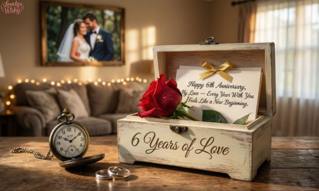 6 Year Anniversary Wishes for Husband