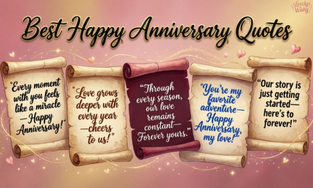 Best Happy Anniversary Quotes