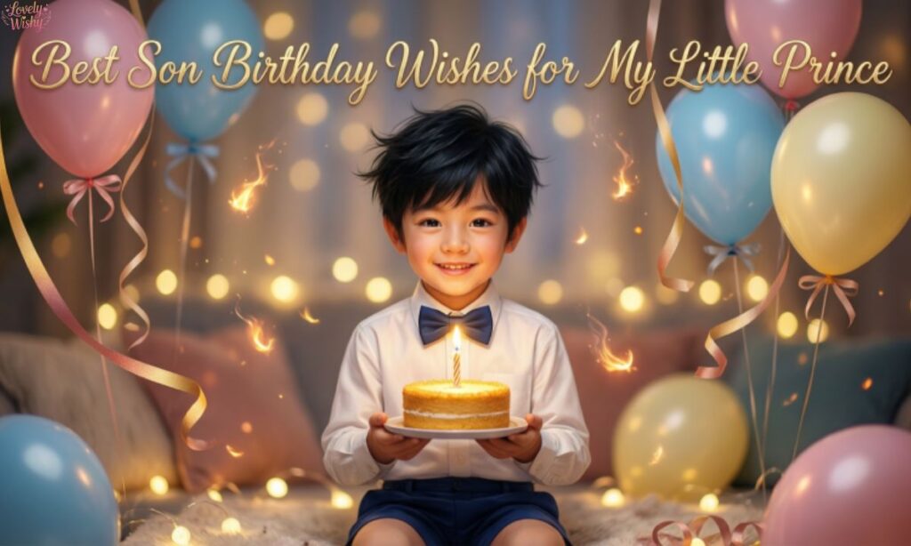 Best Son Birthday Wishes for My Little Prince