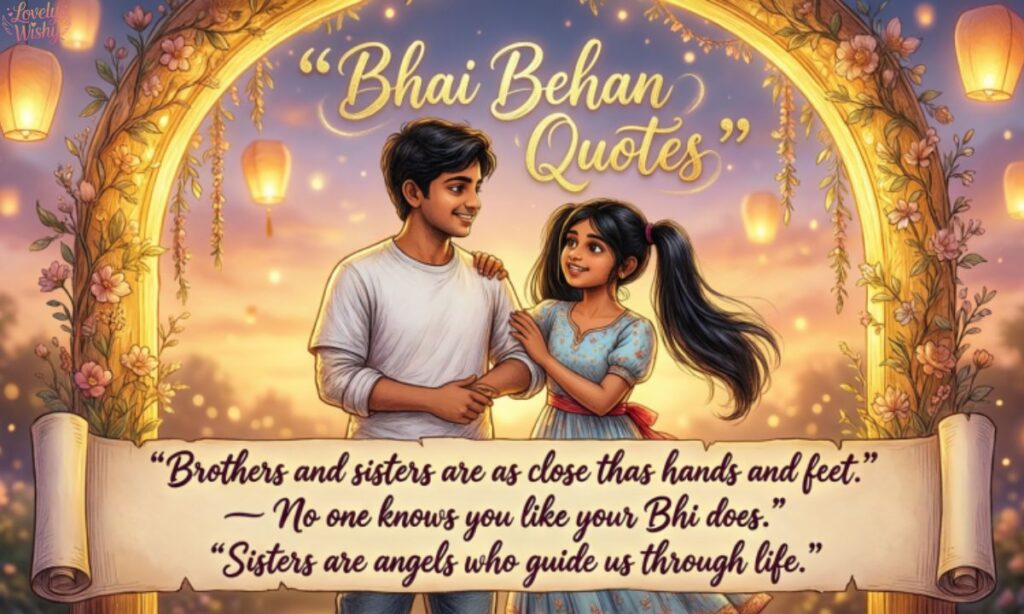 Bhai Behan Quotes in English