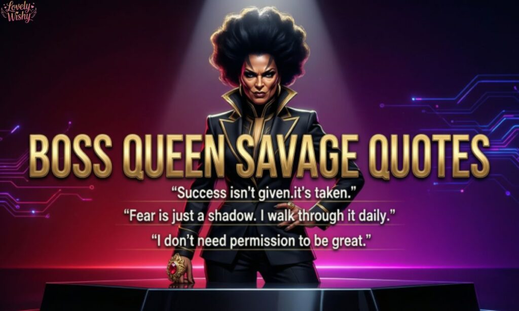 Boss Queen Savage Quotes for Career and Success