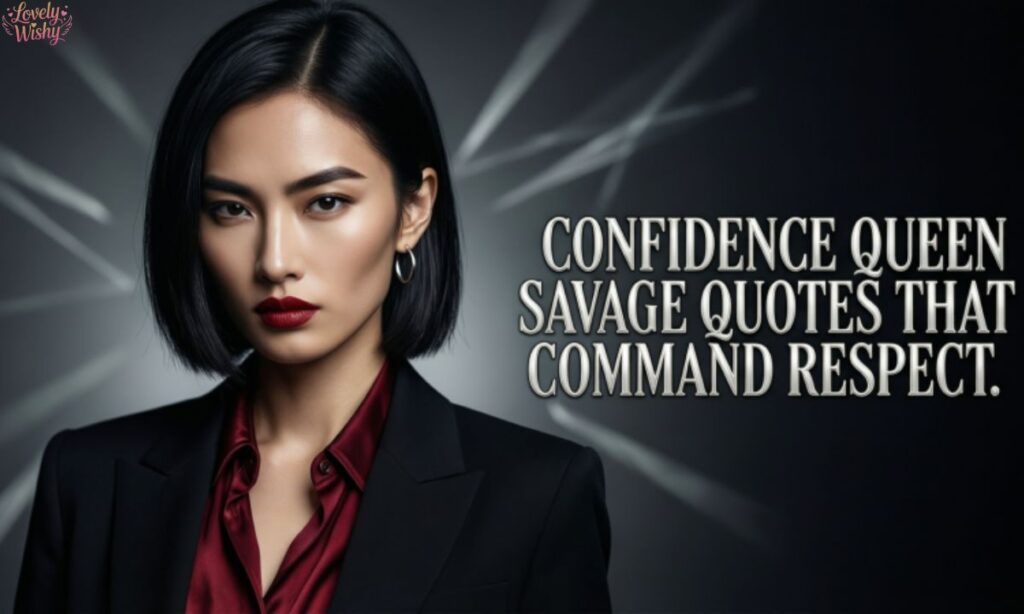 Confidence Queen Savage Quotes That Command Respect