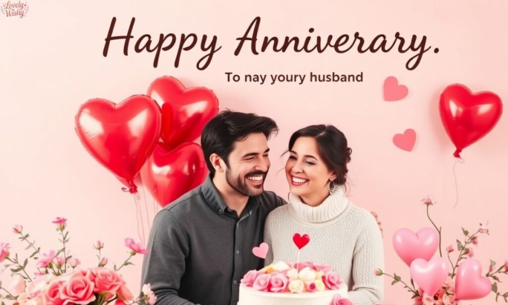Cute Wishes for Hubby on Anniversary