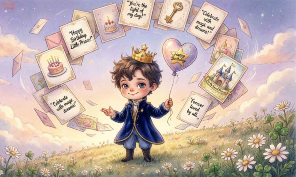 Cute and Sweet Little Prince Birthday Messages