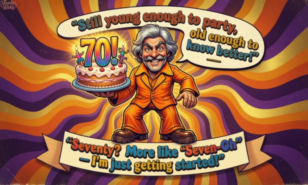 Funny 70th Birthday Quotes for Brother