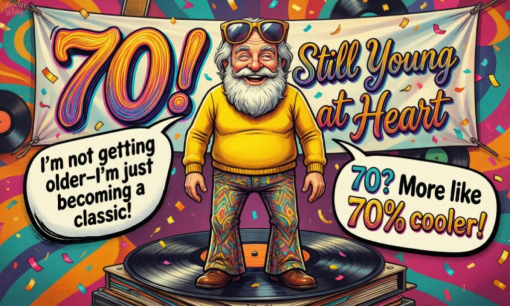 Funny 70th Birthday Quotes for a Friend