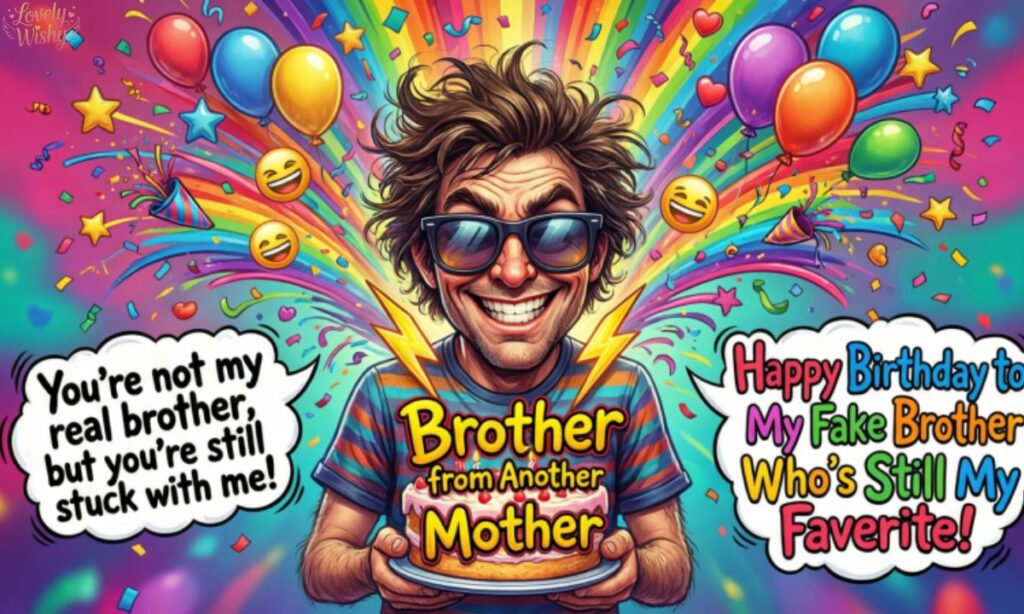 Funny Birthday Messages for Brother-like Friend