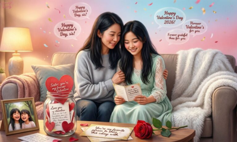Happy Valentine’s Day 2026 Messages, Quotes And Wishes For Your Sister