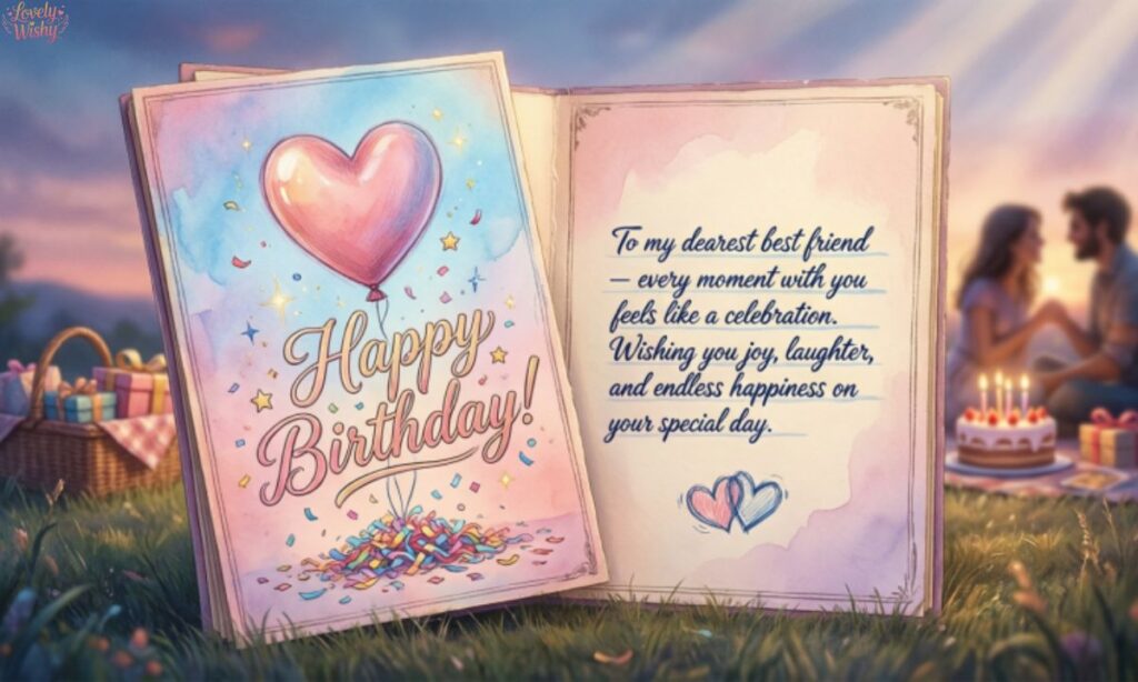 Heartfelt Advance Birthday Wishes for Best Friend