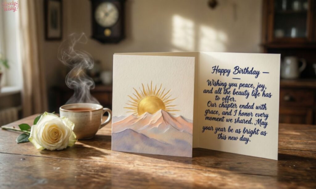 Mature and Positive Birthday Wishes for Ex