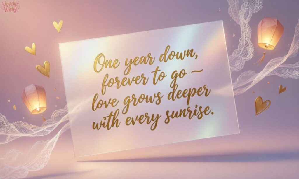 One-Year Anniversary Quotes
