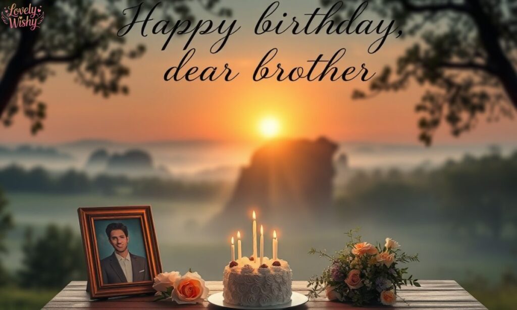 Poetic Birthday Messages for a Late Brother