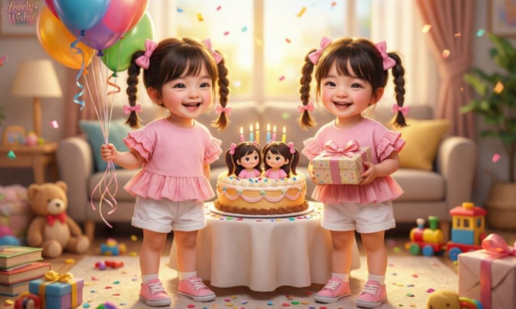 Short Birthday Wishes for Twins