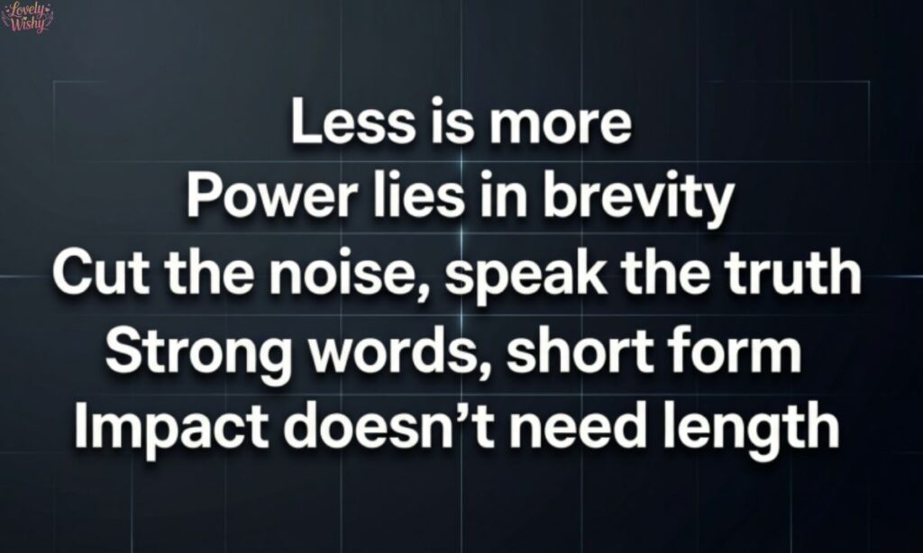 Short and Powerful One-Liners