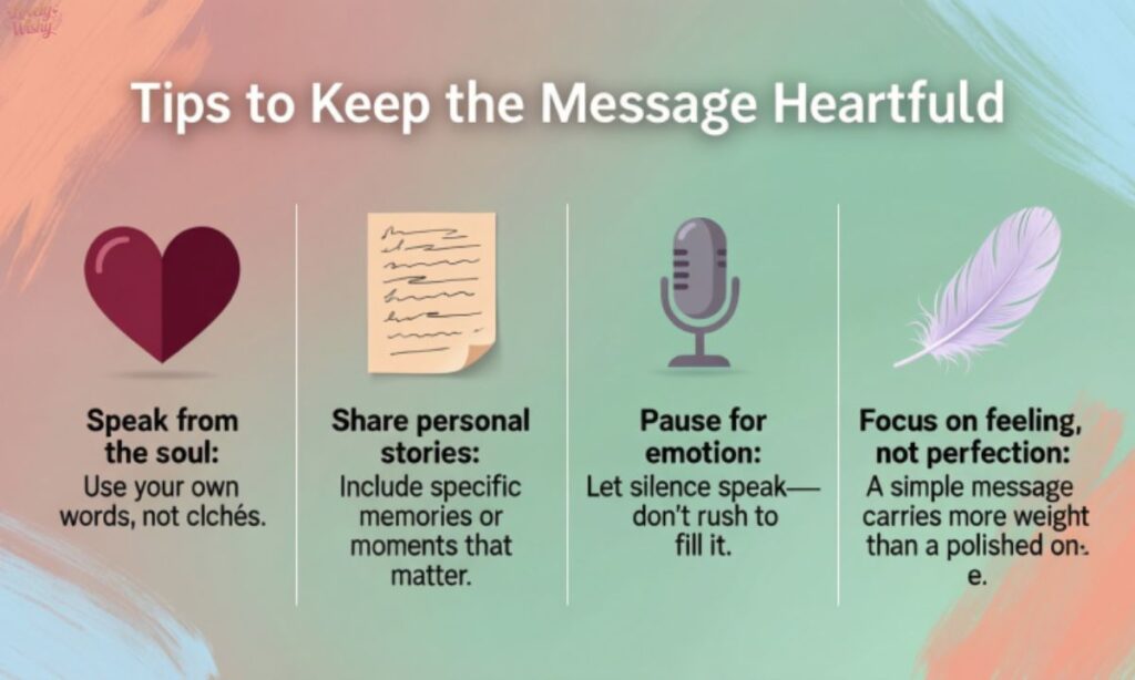 Tips to Keep the Message Heartfelt