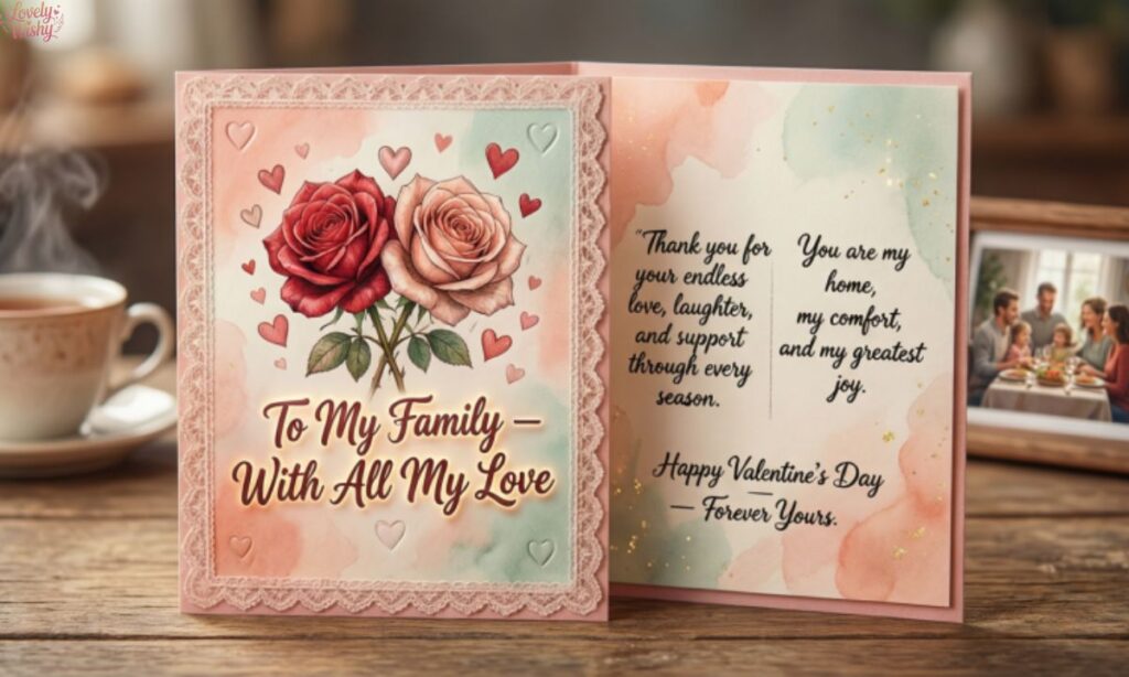Valentine's Day Card Messages for Family