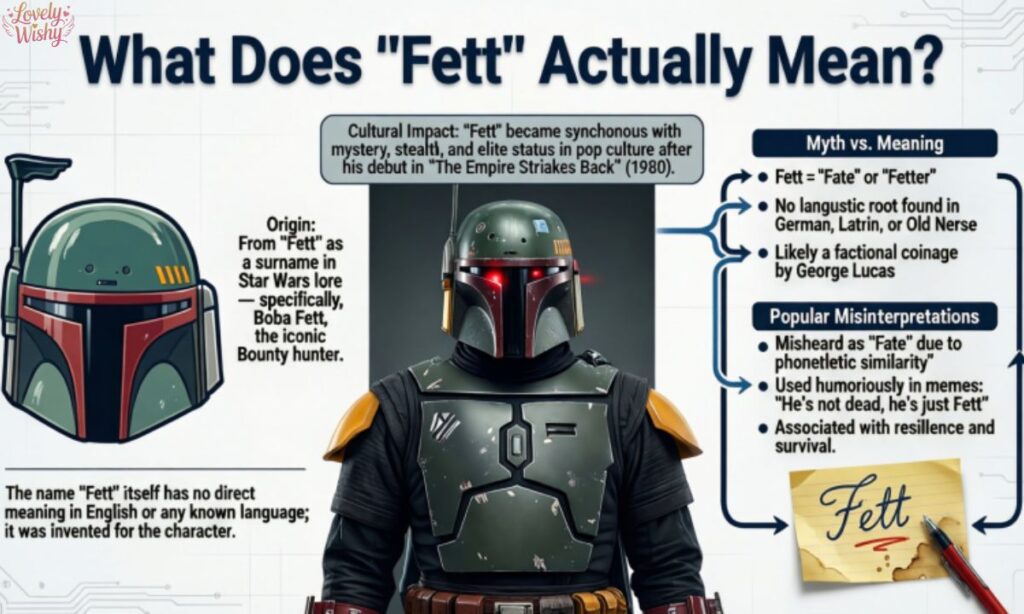 What Does Fett Actually Mean